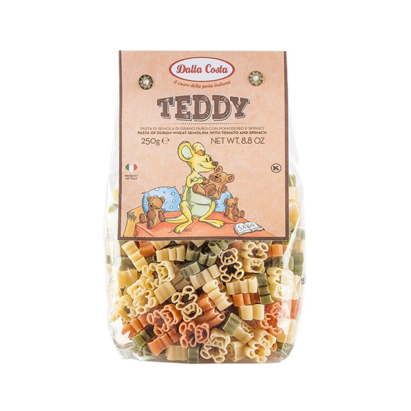 Dalla Costa Tri-Colour Teddy Pasta 250g