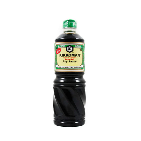 Kikkoman Less Salt Light Soy Sauce (975ml)