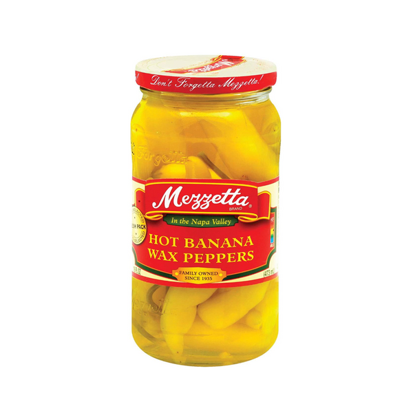 Mezzetta Hot Banana Wax Peppers (473ml)