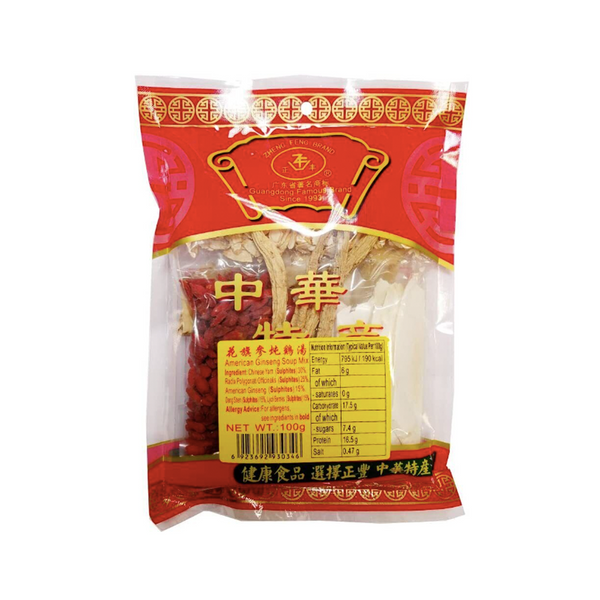 ZF American Ginseng Soup Mix (100g)