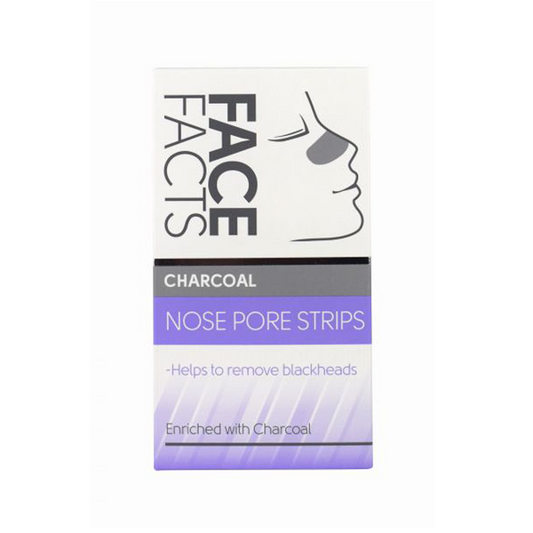 Face Facts Nose Pore Strips Charcoal (6 Strips)