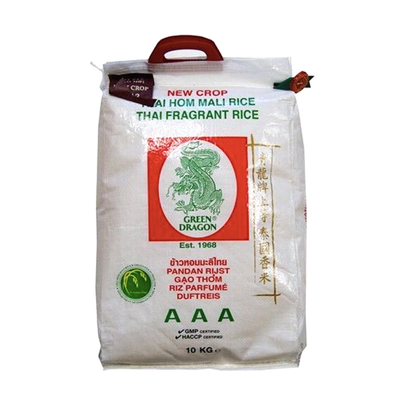 Green Dragon Thai Hom Mali Fragrant Jasmine Rice (10kg)